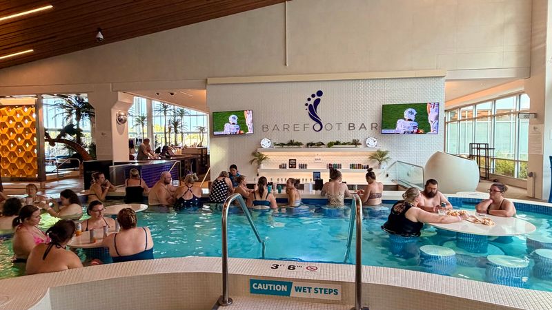 Grown-Ups Only: The Swim-Up Corner and Open-Air Hot Tub