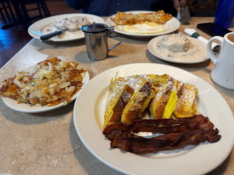 Hash Browns, Pancakes, and Thick French Toast Hash Browns, Pancakes, and Thick French Toast