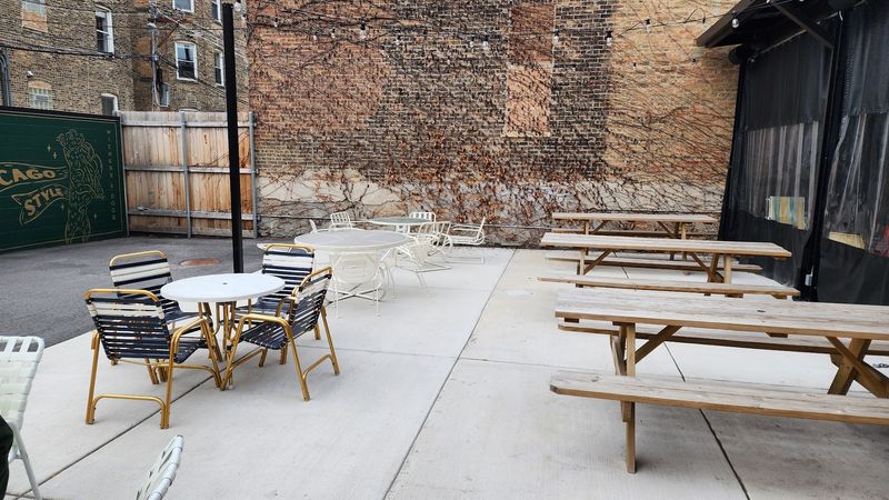 Heated Patio, Counter Stools, and Outdoor Tables