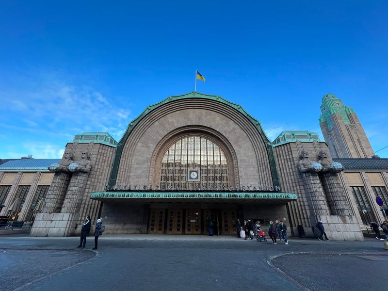 Helsinki Central Railway Station, Helsinki, Finland Helsinki Central Railway Station, Helsinki, Finland