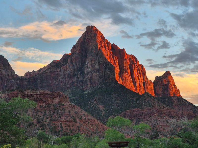 Hiking Through Zion National Park, Utah, Springdale, Utah