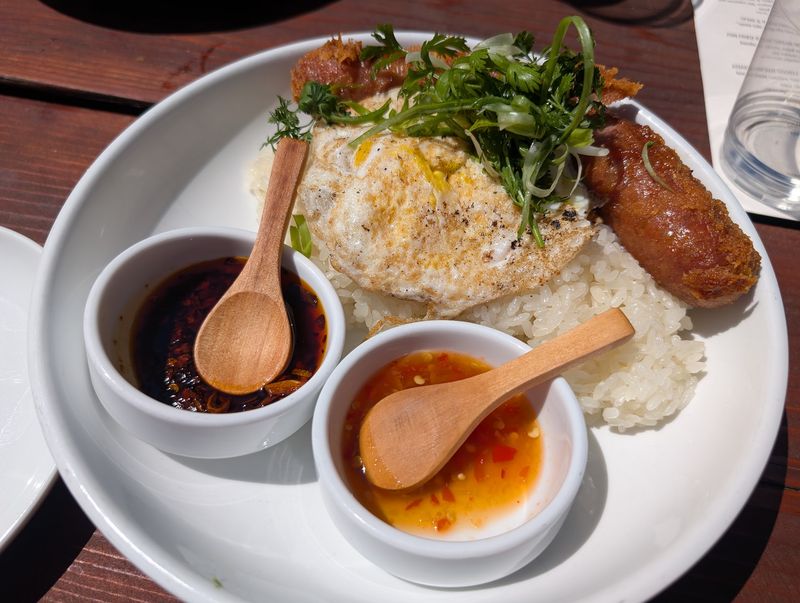Hmong Sausage and Sticky Rice, the Savory Star of the Show