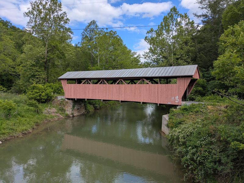 Hokes Mill Covered Bridge, Ronceverte, West Virginia Hokes Mill Covered Bridge, Ronceverte, West Virginia