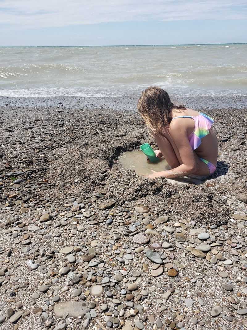 Hunting For Beach Glass