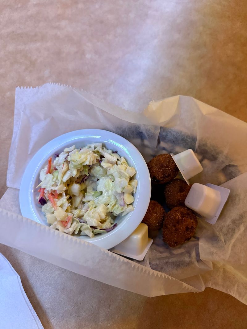 Hush Puppies and Coleslaw on the House