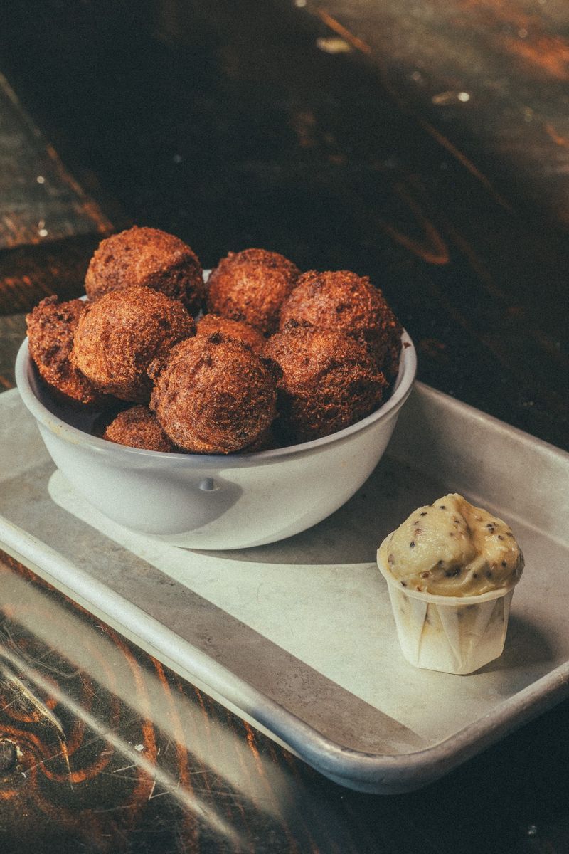 Hush Puppies and Fried Pickles to Start Hush Puppies and Fried Pickles to Start