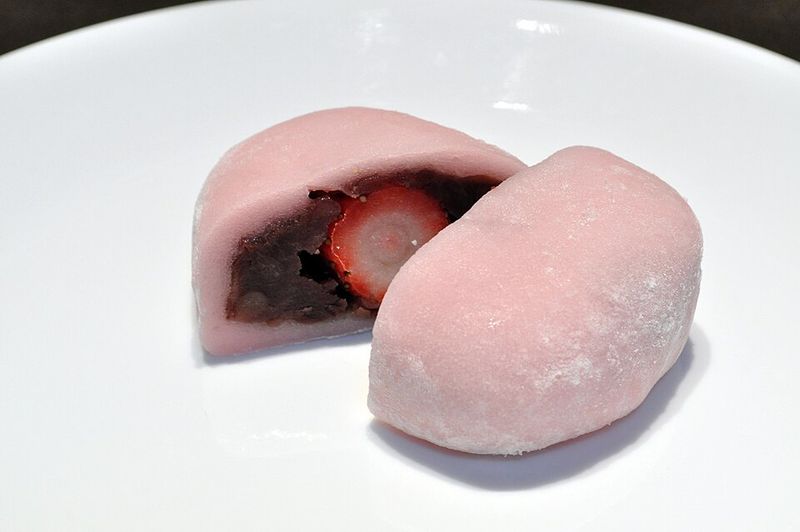 Ichigo Daifuku Hides an Entire Strawberry Ichigo Daifuku Hides an Entire Strawberry