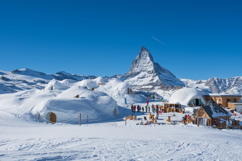 Iglu-Dorf Zermatt in Switzerland Iglu-Dorf Zermatt in Switzerland