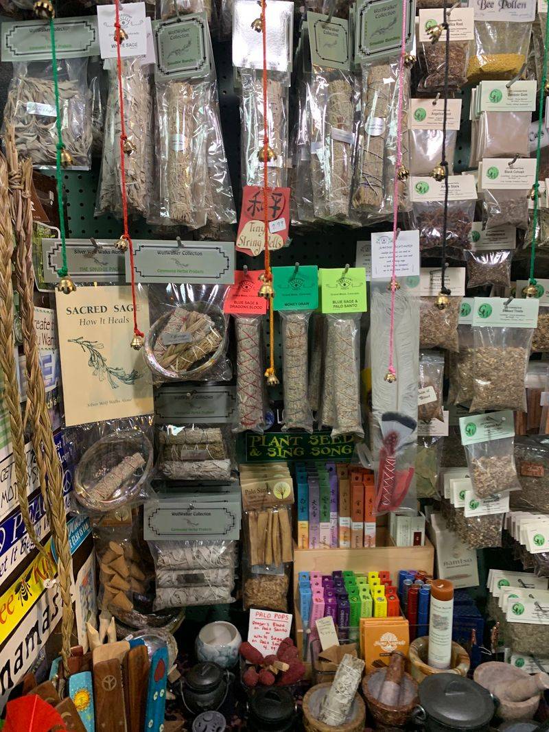 Incense, Sage, and a Calm Little Corner Incense, Sage, and a Calm Little Corner