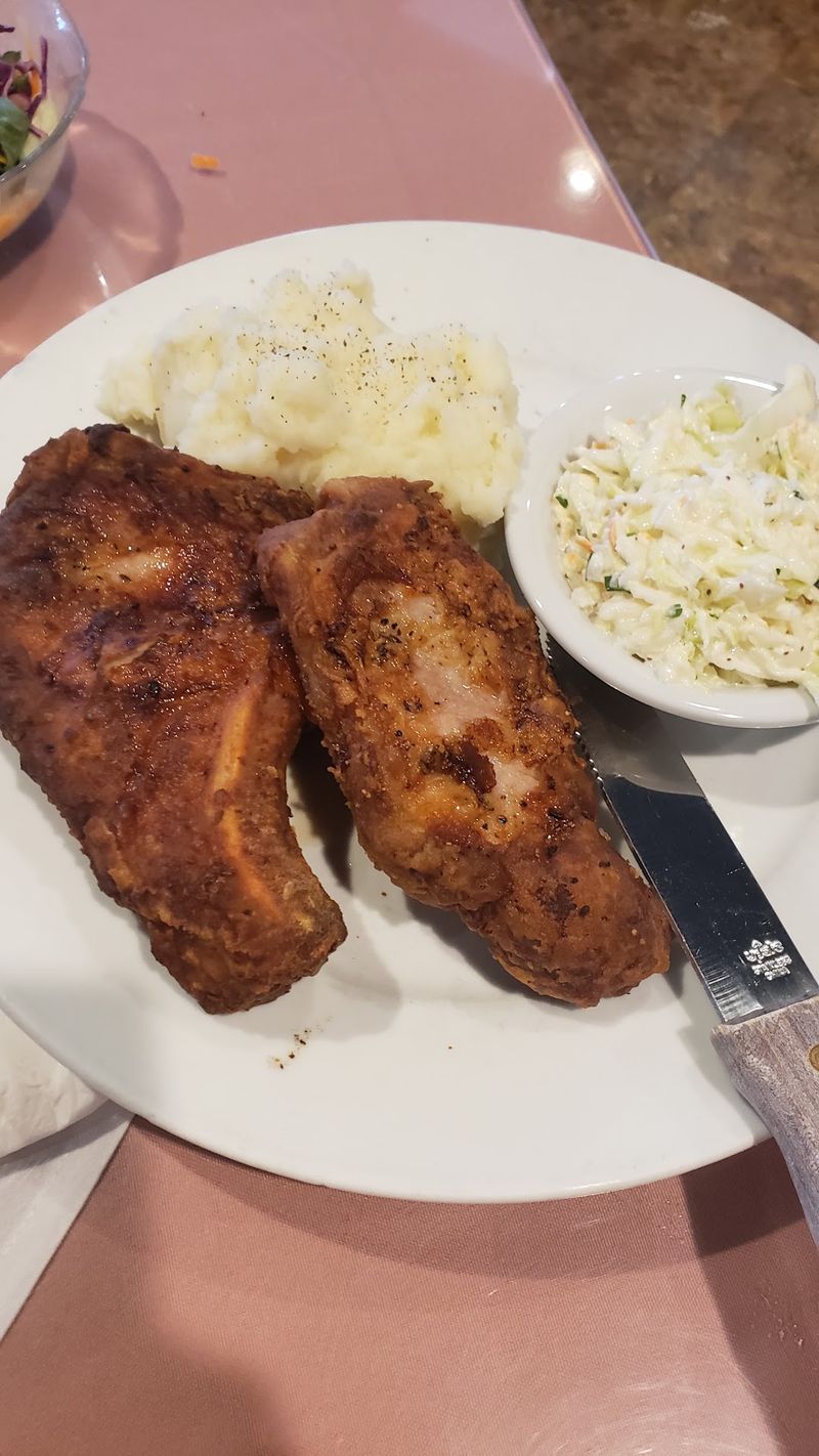 Inch-Thick Pork Chops and Plates Built for Leftovers