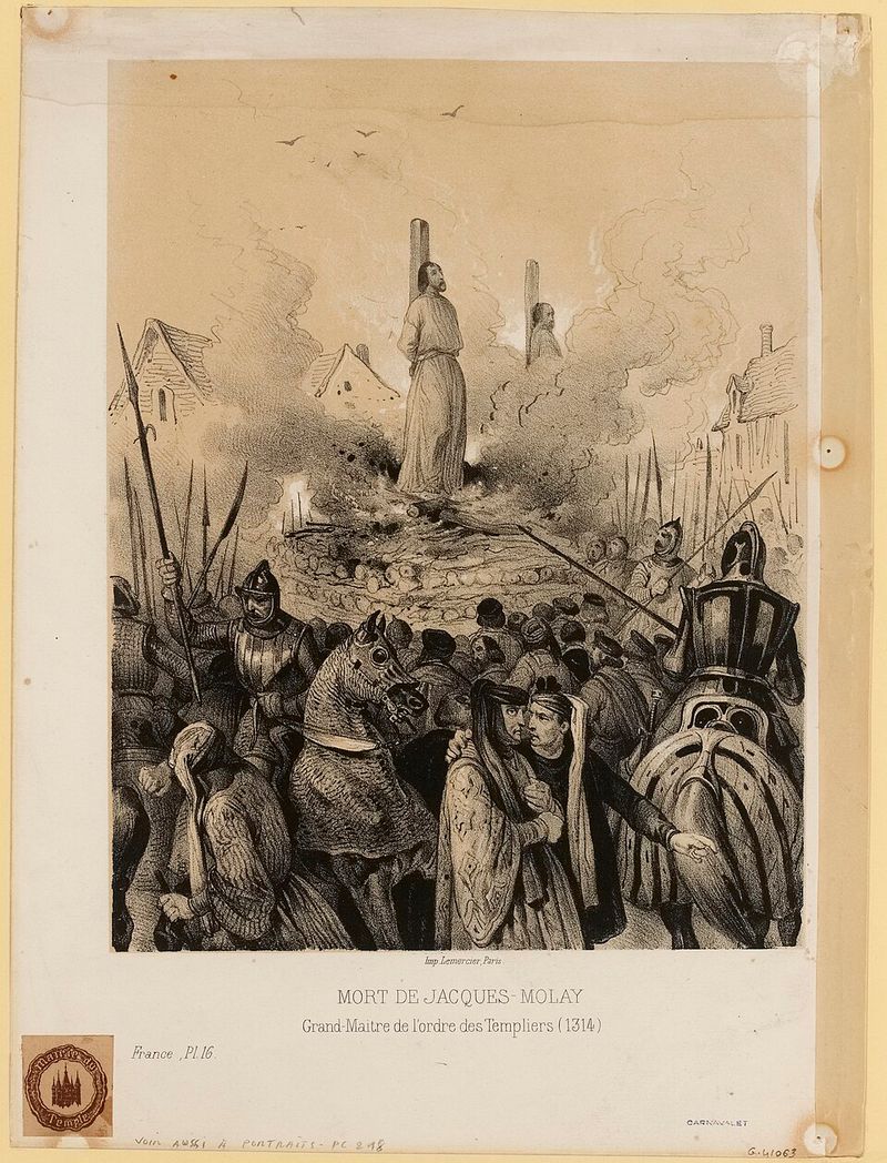 Jacques de Molay, 1314 Jacques de Molay, 1314