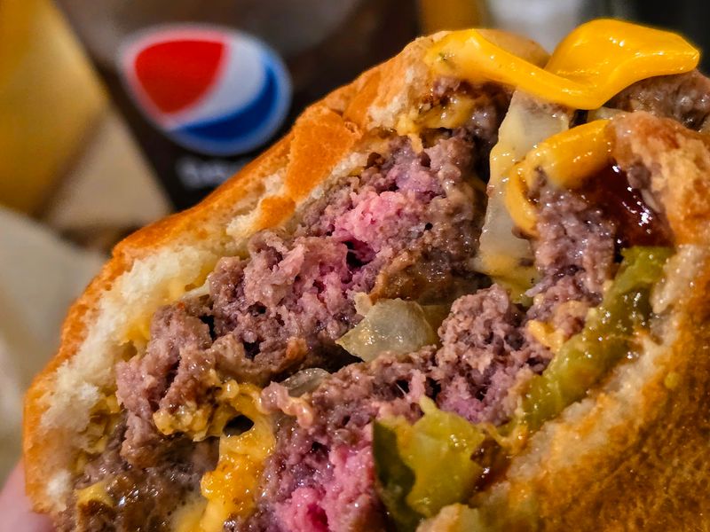 Juicy Burgers With a Pink Center Juicy Burgers With a Pink Center