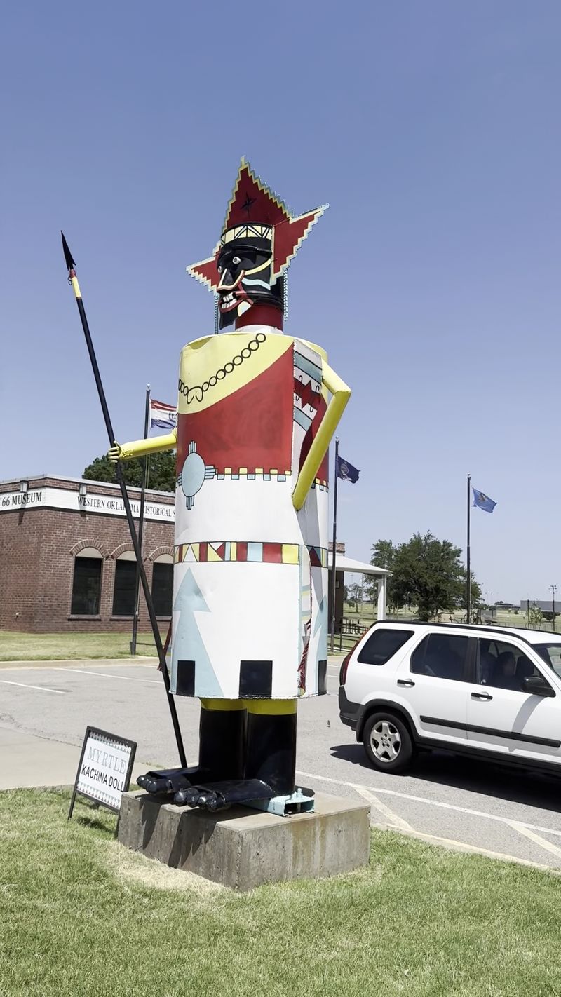 Kachina Statues and the Perfect Pull-In Photo