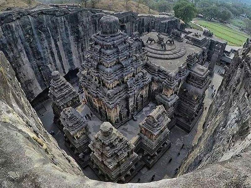 Kailasa Temple at Ellora, Maharashtra, India Kailasa Temple at Ellora, Maharashtra, India