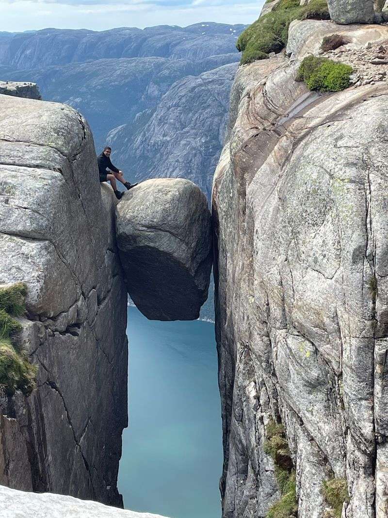 Kjerag and Kjeragbolten, Norway Kjerag and Kjeragbolten, Norway