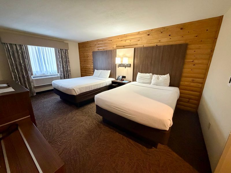 Knotty Pine Rooms With a View