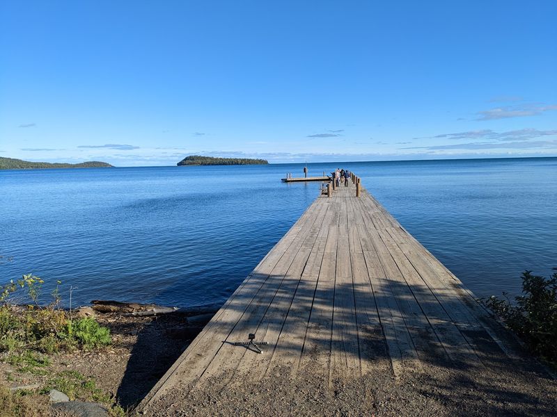 Lake Superior Views, Wildflowers, and a Long Dock Lake Superior Views, Wildflowers, and a Long Dock
