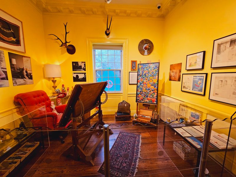 Letters, Workspaces, and a Family Tree Upstairs