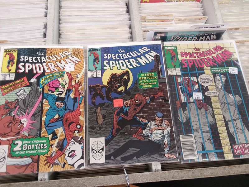 Long Boxes Full of Back Issues Waiting to Be Flipped Long Boxes Full of Back Issues Waiting to Be Flipped