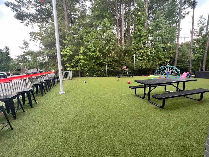 Long Tables, Toy Soldiers, and a Shady Patio