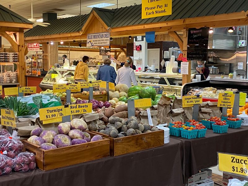 Meat Counter, Deli, and Fresh Produce