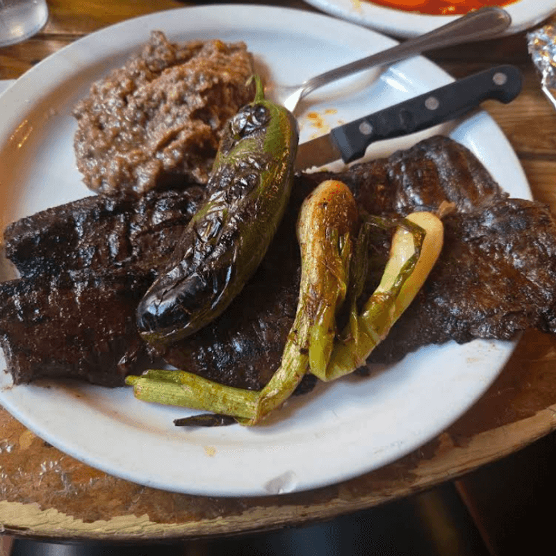 Mesquite-Grilled Arrachera and Skewers Mesquite-Grilled Arrachera and Skewers