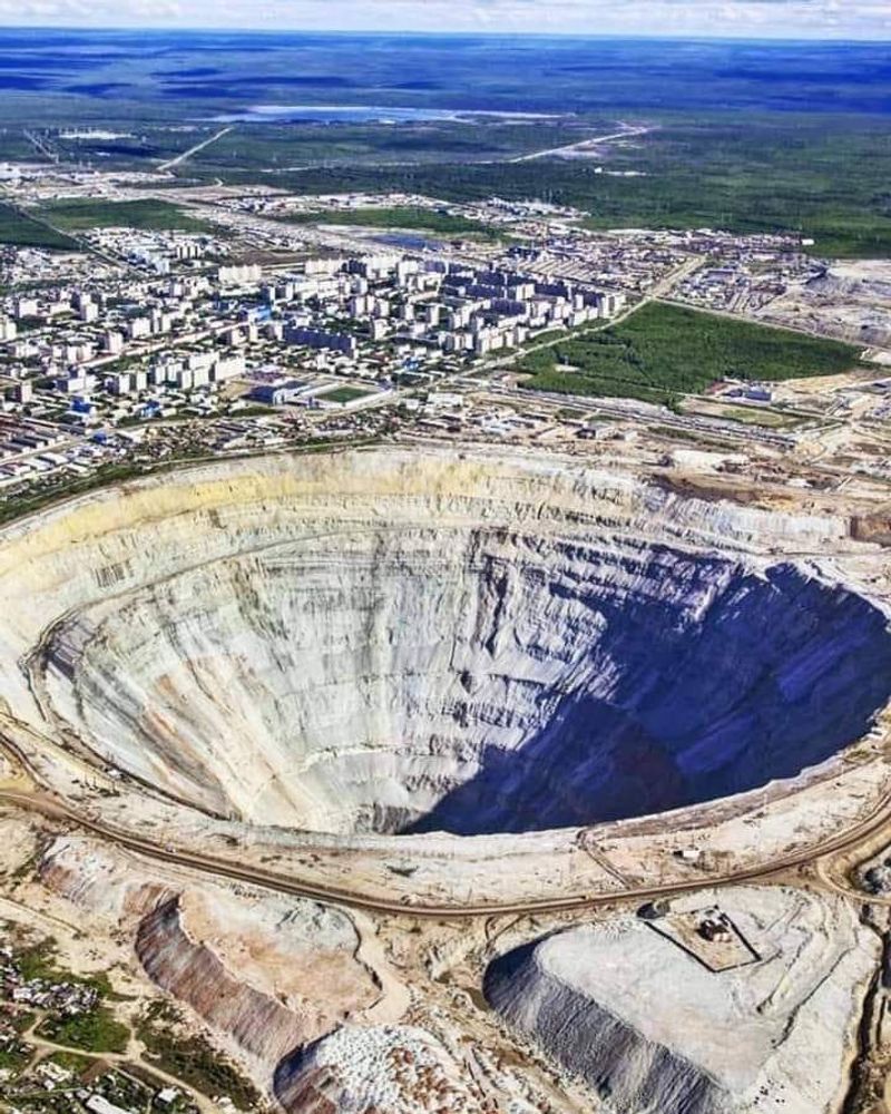 Mir Diamond Mine, Russia