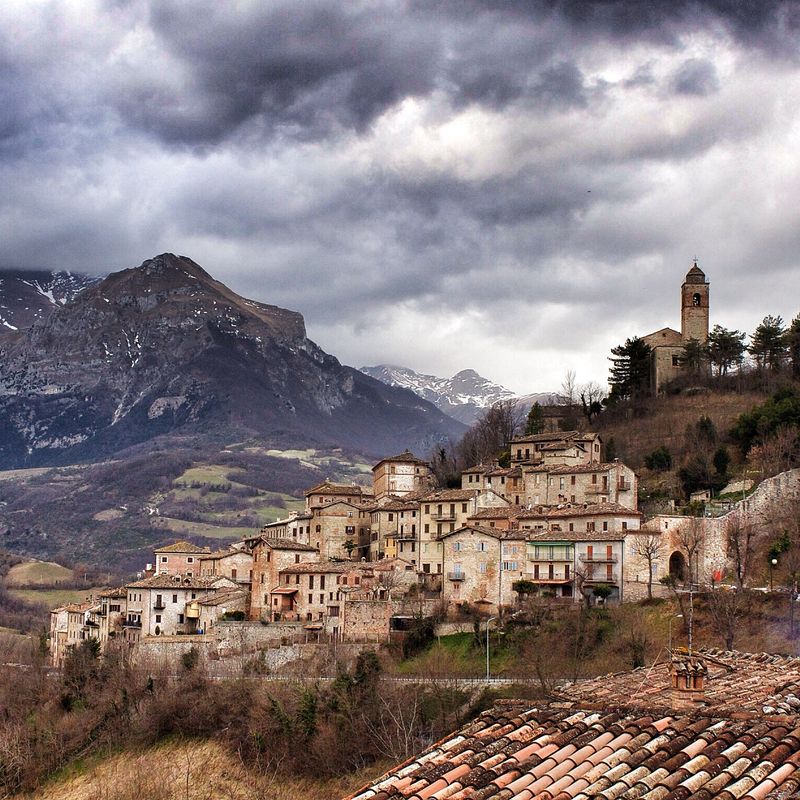 Montefortino and the Sibillini Villages, Marche Montefortino and the Sibillini Villages, Marche