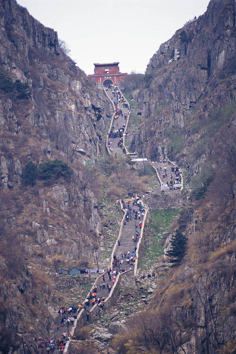 Mount Tai Stairway, China Mount Tai Stairway, China