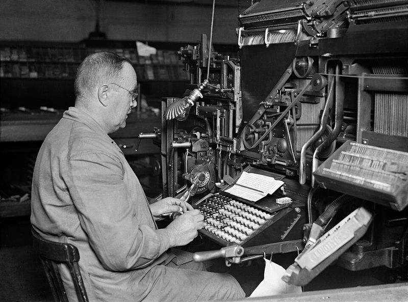 Newspaper Typesetter Newspaper Typesetter