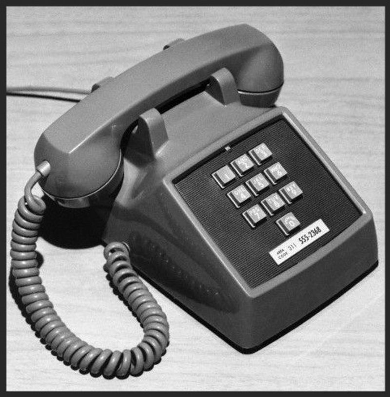October: The First Push-Button Telephones Begin Appearing