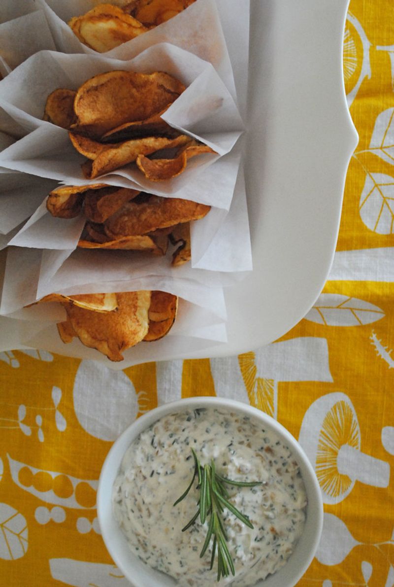 Onion Dip with Chips Onion Dip with Chips