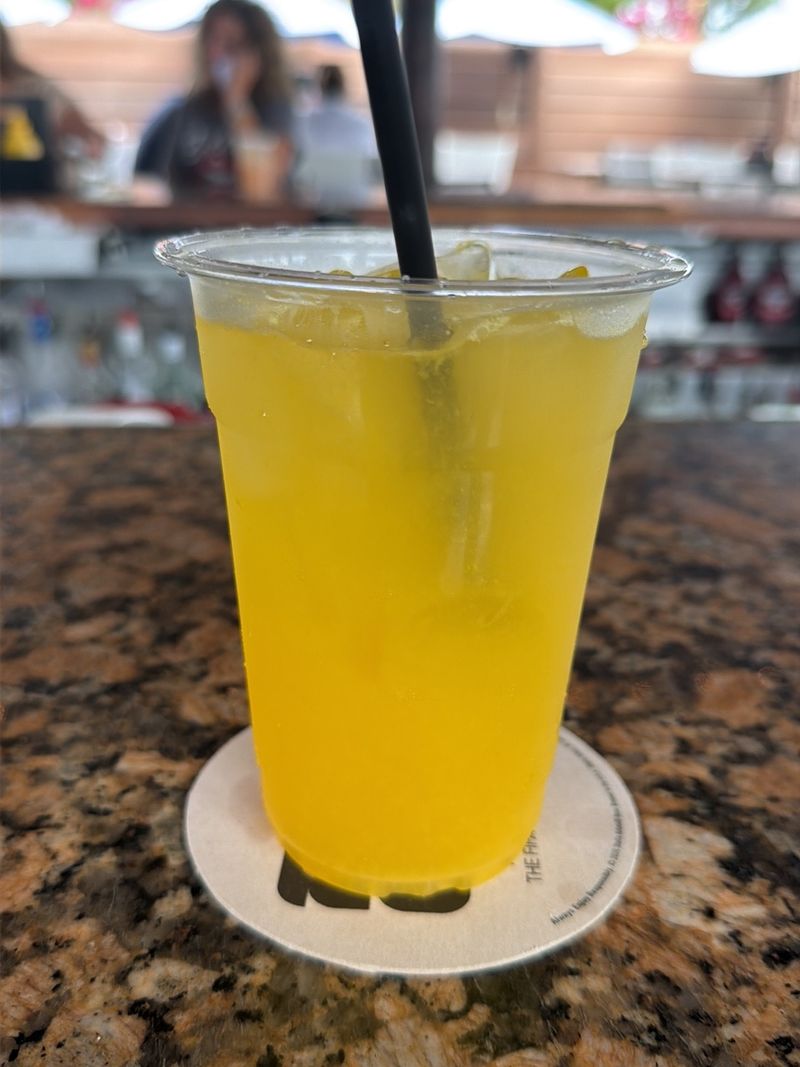 Orange Crushes at the Outdoor Tiki Bar Orange Crushes at the Outdoor Tiki Bar