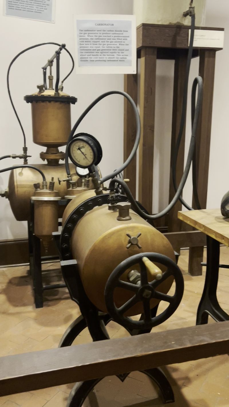 Original Bottling Equipment on Display Original Bottling Equipment on Display