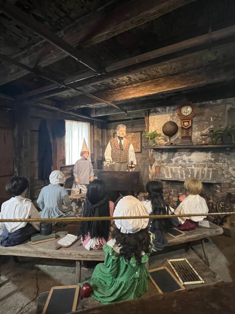 Original Desks and Handwritten Lessons