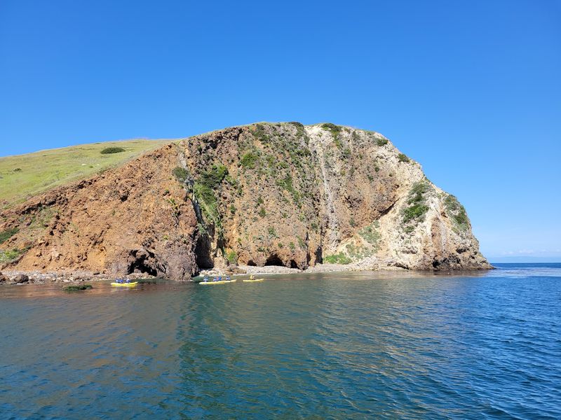 Paddling Into the Sea Caves