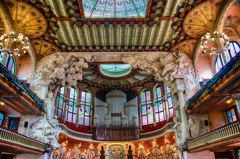 Palau de la Música Catalana, Barcelona, Spain
