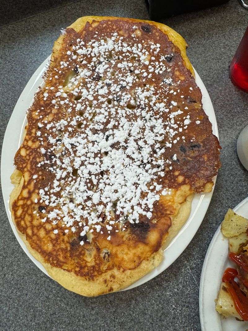 Pancakes the Size of a Hubcap