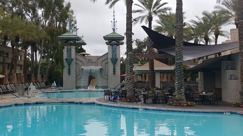 Paradise Pool and the 92-Foot Slide