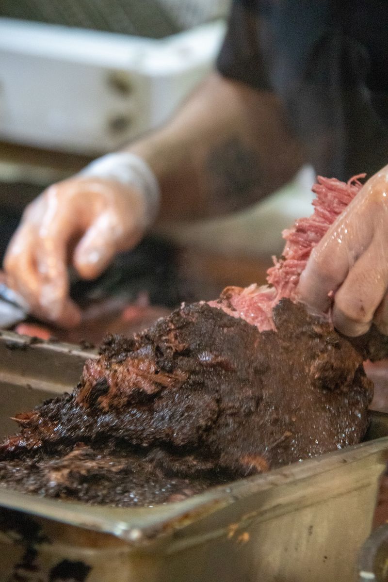 Pastrami Carved by Hand, Right Where You Can See It Pastrami Carved by Hand, Right Where You Can See It