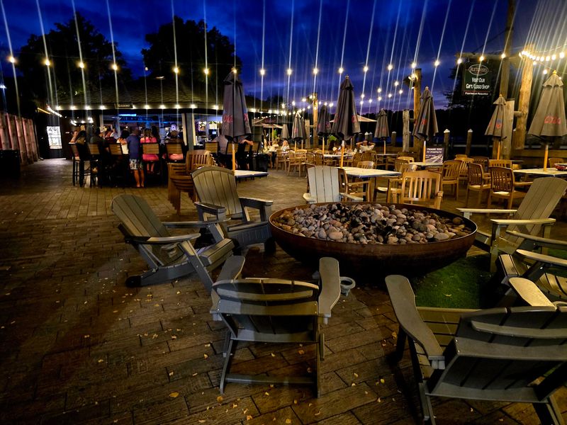 Patios, Fire Pits, and Boat Watching