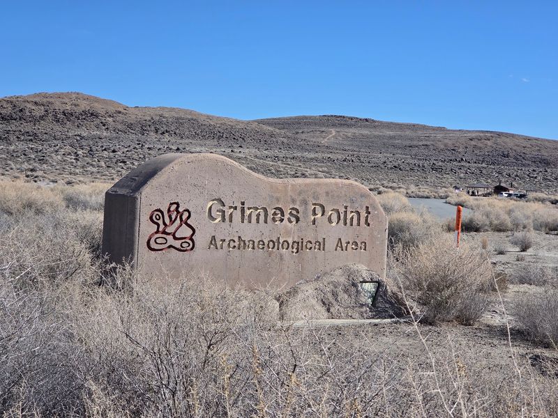 Petroglyphs Carved Into Desert Rock