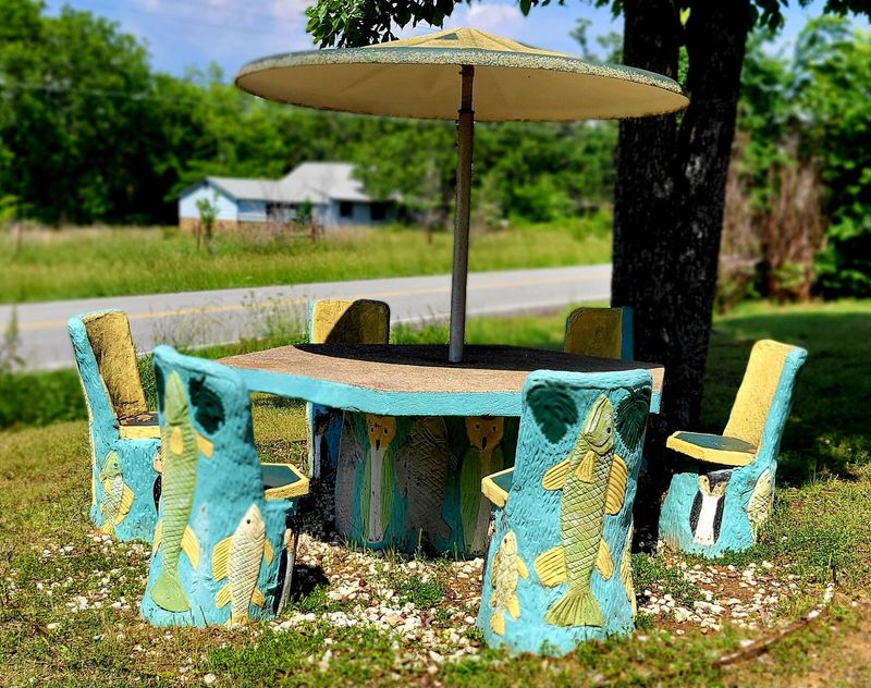 Picnic Tables Under the Trees Picnic Tables Under the Trees