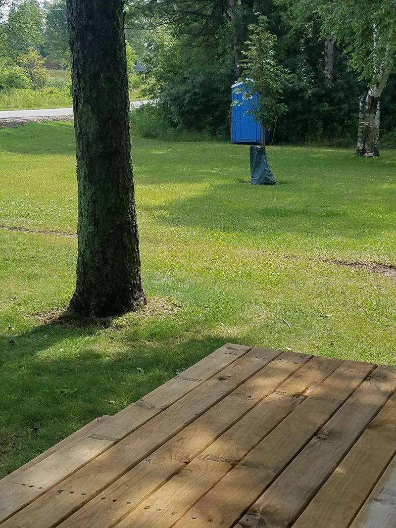 Picnic Tables and Shade for a Short Break