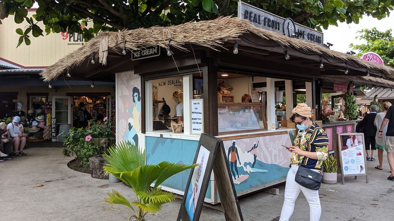 Pineapple Dole Whip and the Soda Shop