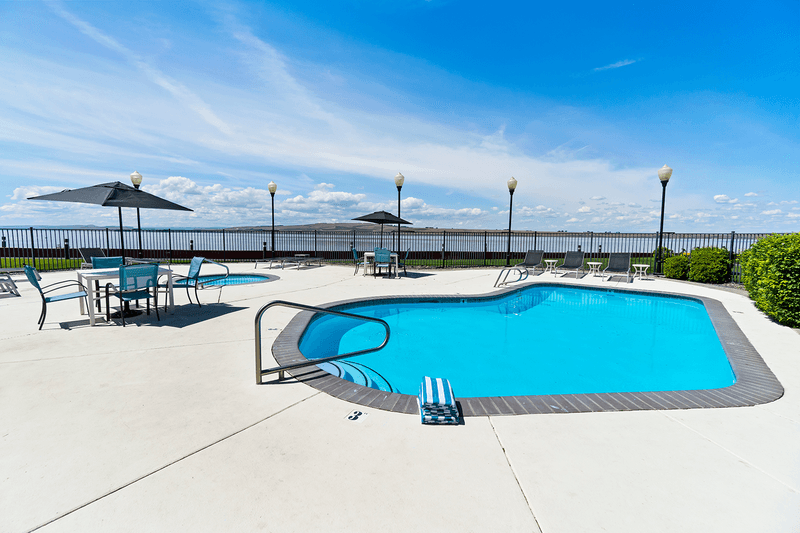 Pool, Hot Tub, and Private Beach