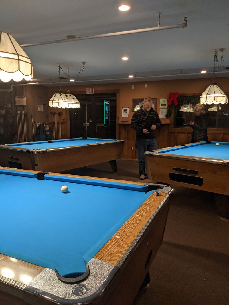 Pool Tables in the Back Room
