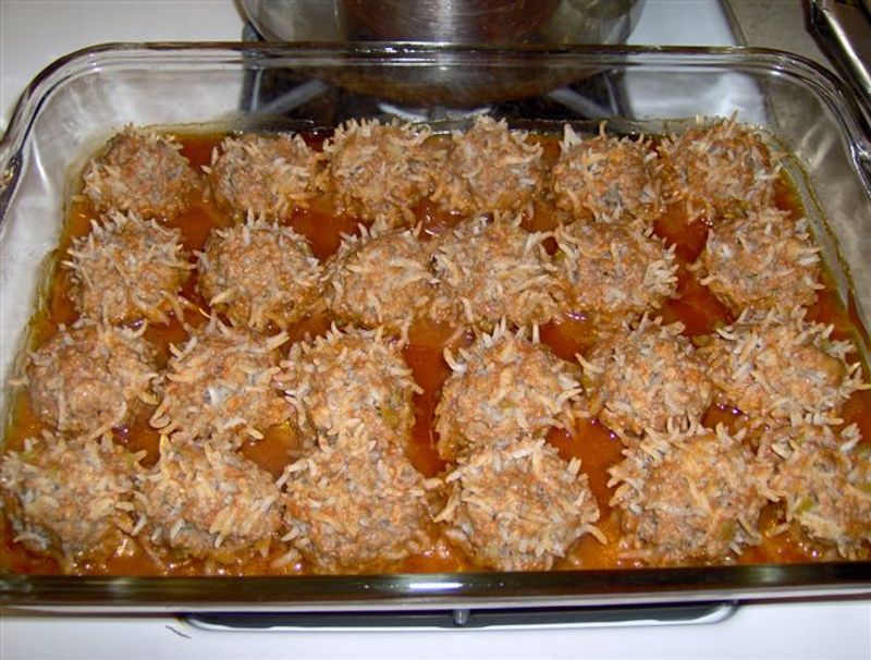 Porcupine Meatballs Porcupine Meatballs