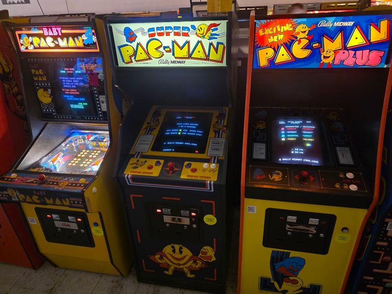 Q*bert, Pac-Man, and the Golden Age Cabinets