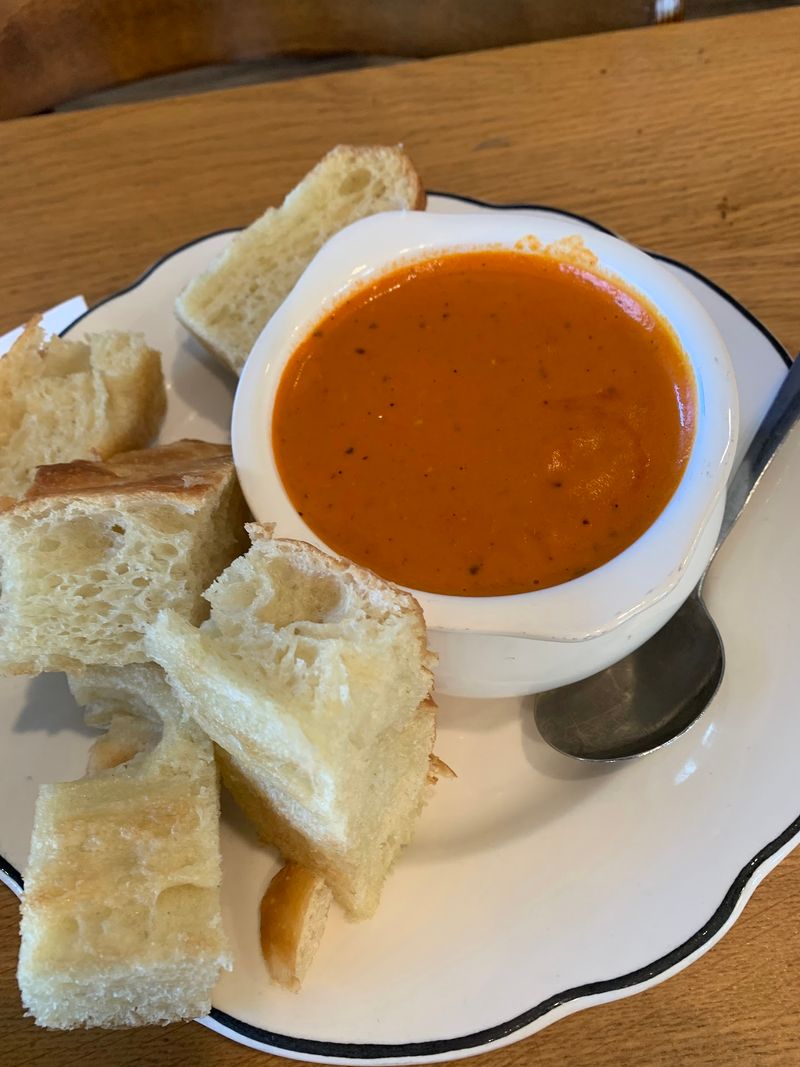 Red Pepper Soup and a Loaf to Take Home